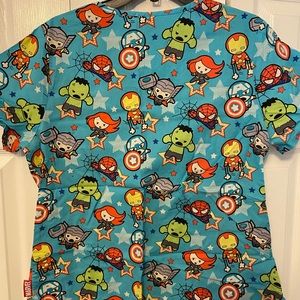 MARVEL Baby avengers scrub top